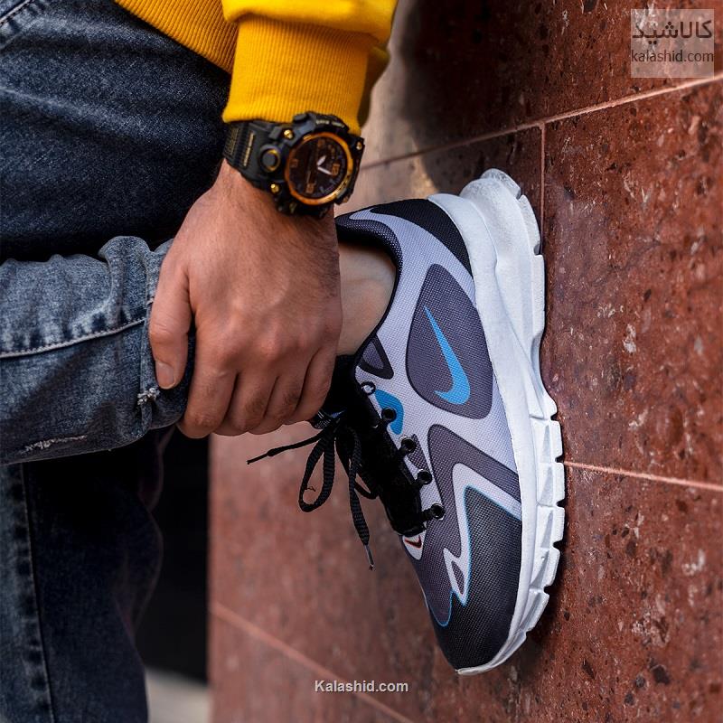 کفش ورزشی طوسی مشکی مردانه Nike مدل Bevis