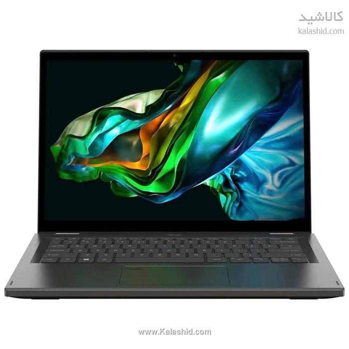 لپ تاپ 14 اینچی ایسر مدل Aspire 5 Spin ASP14-51MTN-505U-Core 5 120U-8GB LPDDR5-512GB SSD-IPS