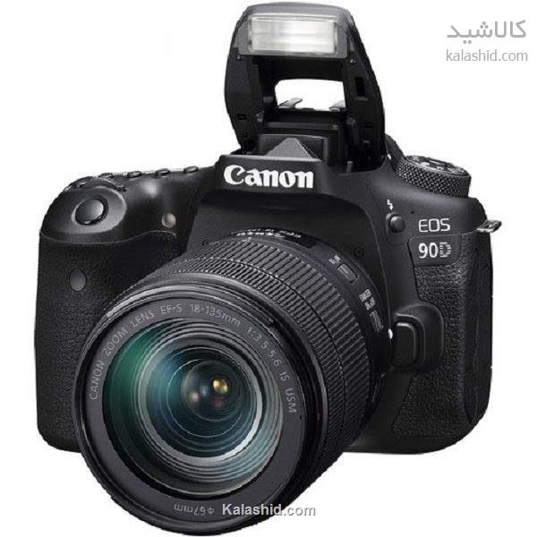 قیمت دوربین دیجیتال کانن مدل EOS 90D به همراه لنز 135-18 میلی متر IS USM