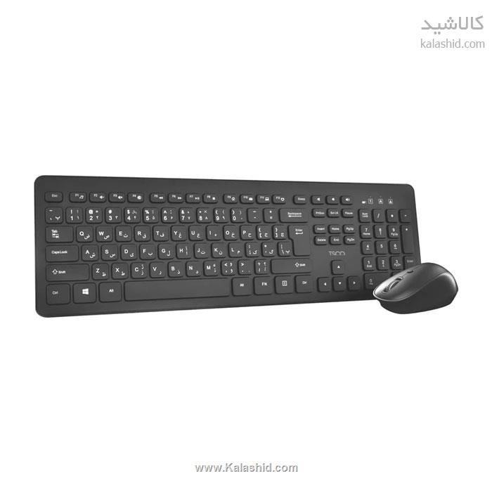 کیبورد و ماوس تسکو مدل TKM 7011WN Tesco keyboard and mouse model TKM 7011WN