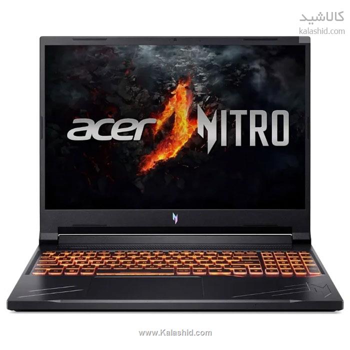 لپ تاپ 16 اینچی ایسر مدل Nitro V 16 ANV16-71-760Q-i7 14650HX-16GB DDR5 5600MHz-512GB SSD-RTX4050-FHD